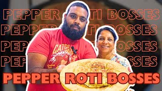 Making Trinidadian PEPPER ROTI (Amazing Street Food)