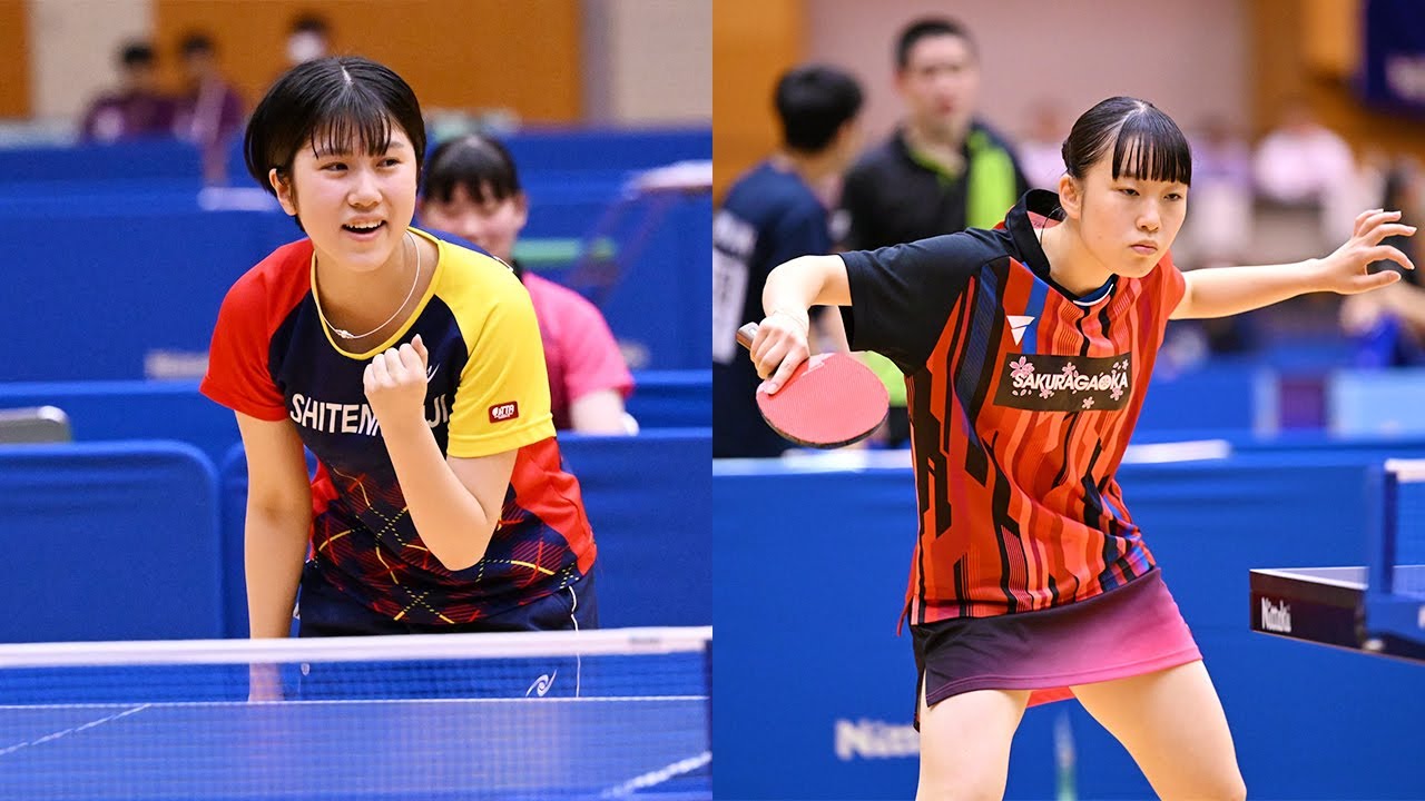 第93回全国高等学校卓球選手権大会ハイライト Day5 女子シングルス 準決勝 #インターハイ #長崎 #卓球レポート