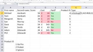 vlookup and absolute cell referencing