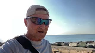 Voy desde Montcada por el lateral del Río Besós hasta San Adrián del Besòs playa