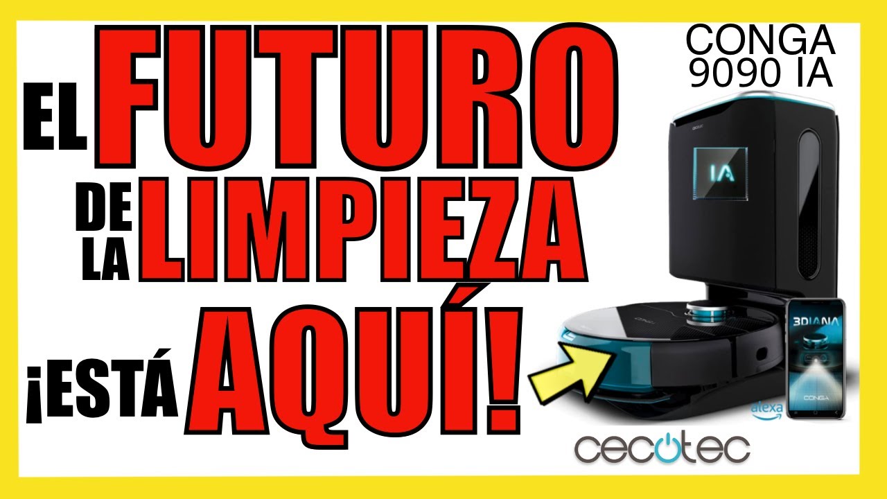 Cecotec Robot Aspirador Y Fregasuelos Conga 9090 Ai