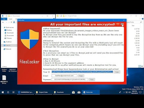 AppCheck Anti-Ransomware : FilesLocker Ransomware (.locked) Block Video