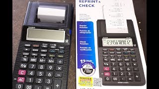 casio hr-8rc printing calculator