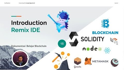 Belajar Blockchain #15 - Menggunakan Remix IDE untuk Membuat Smart Contract Solidity