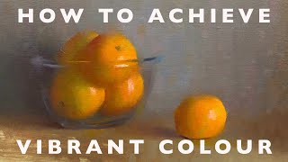 Oil Painting Tutorial  How to Achieve Really Vibrant Colour