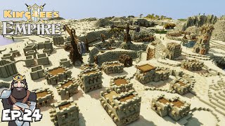 How to build a Desert Quarry Village Part 1 | KingZees Empire Ep.24 | Minecraft 1.16.5 Survival @KingZee