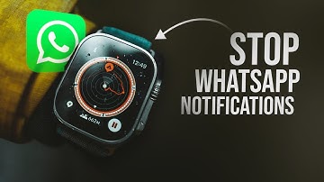 How to Stop WhatsApp Notification on Apple Watch (tutorial)