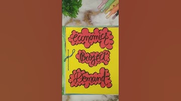 Economics project file class 11th on (DEMAND)❤😉#economics #commerce11th #trendingshort #viral #song