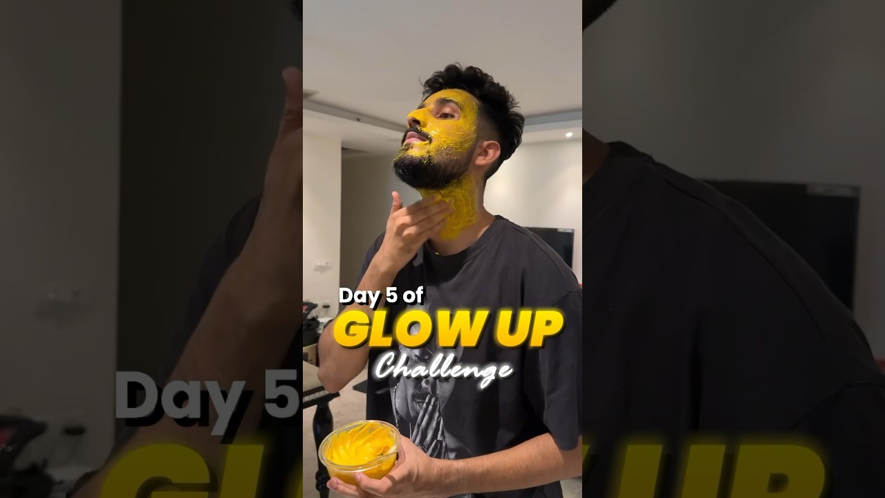 Glowing Skin in Budget | Day 5 Glowup Challenge #shorts #skincare