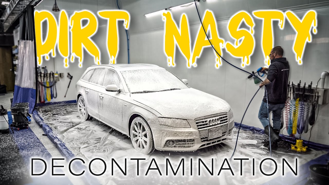 How to use a Decontamination Wash on hammered paint. YouTube