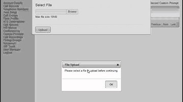 Uploading Custom Prompts on the IP River Wholesale Hosted VoIP
