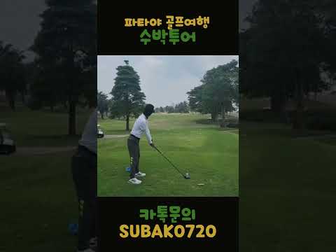 파타야 골프여행 전문 수박투어 입니다. #골프#골프스윙 #파타야#파타야골프#golfswing #골프투어