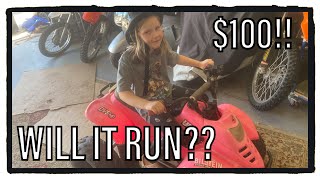 $100 50cc Kid's Quad - Will It Run??  A Quad For Zelda!! by Tom's Tinkering and Adventures 190 views 10 months ago 20 minutes