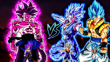Goku Nightmare OP (New) VS Vegito OP (all form) & Gogeta OP (all form) in Jump Force Mugen