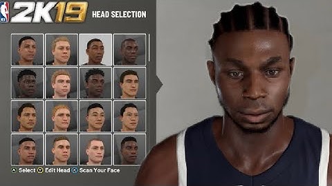 Andrew Wiggins face creation NBA 2k19
