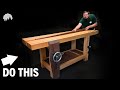 Split top roubo workbench the woodworkers ultimate project