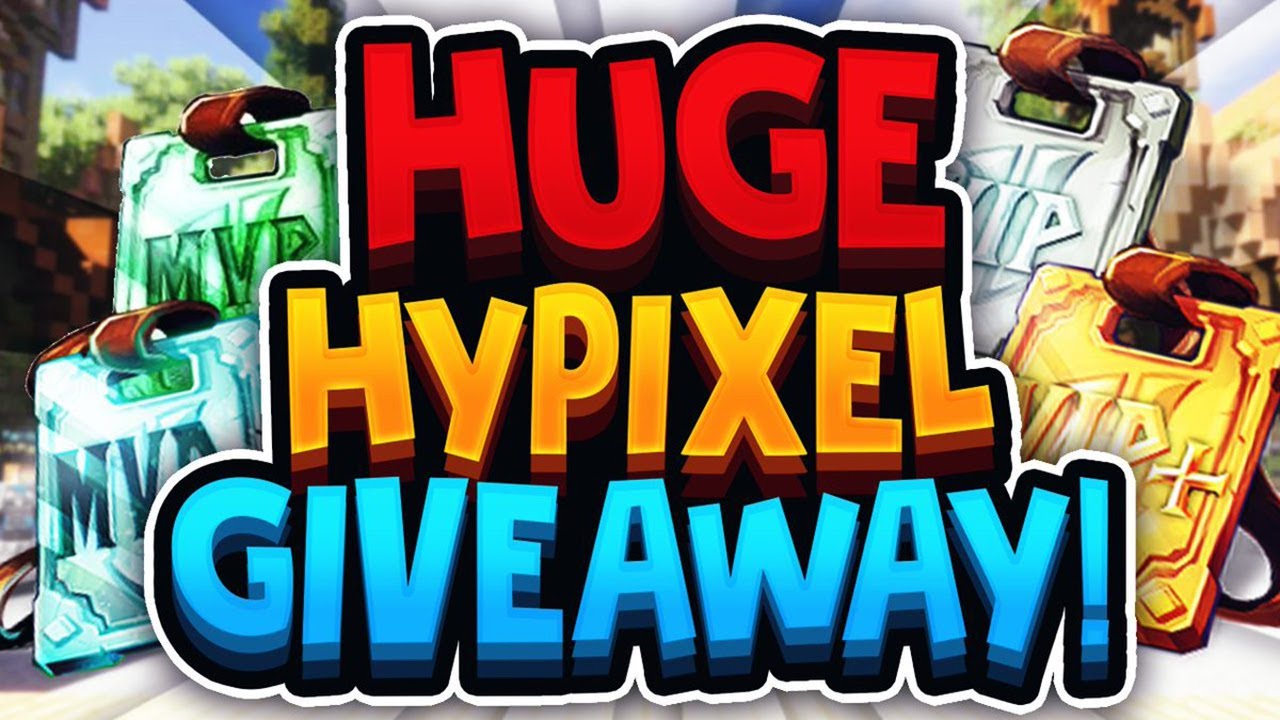 Minecraft: *CRAZY* 5x Hypixel Rank Giveaway 2020 / Hypixel 5x Rank Upgrade Giveaway 2020