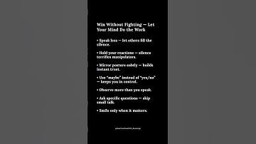 Tiny Habits That Turn You Into a Psychological Weapon