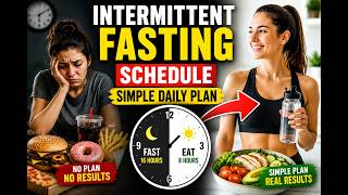 Intermittent Fasting Schedule - Simple daily plan