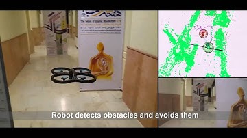 Autonomous Flight And Obstacle Avoidance  Of A Quadrotor  Using The Monocular SLAM