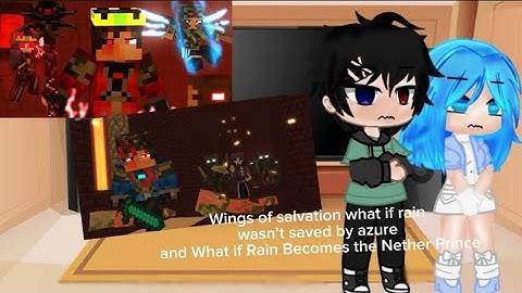 Rainimator characters react to What if videos by @EclipseAnimate and @SlyBoyMaster1
