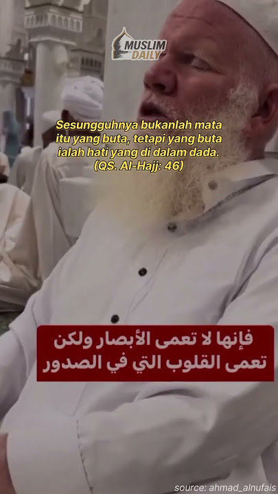 Dia buta, tapi hatinya penuh Al-Qur’an.#alquran #fyp #dakwah #muslim #kisahinspiratif #shorts