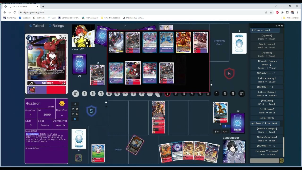 digimon card simulator Theres an online simulator for the TCG! : r/DigimonCardGame2020