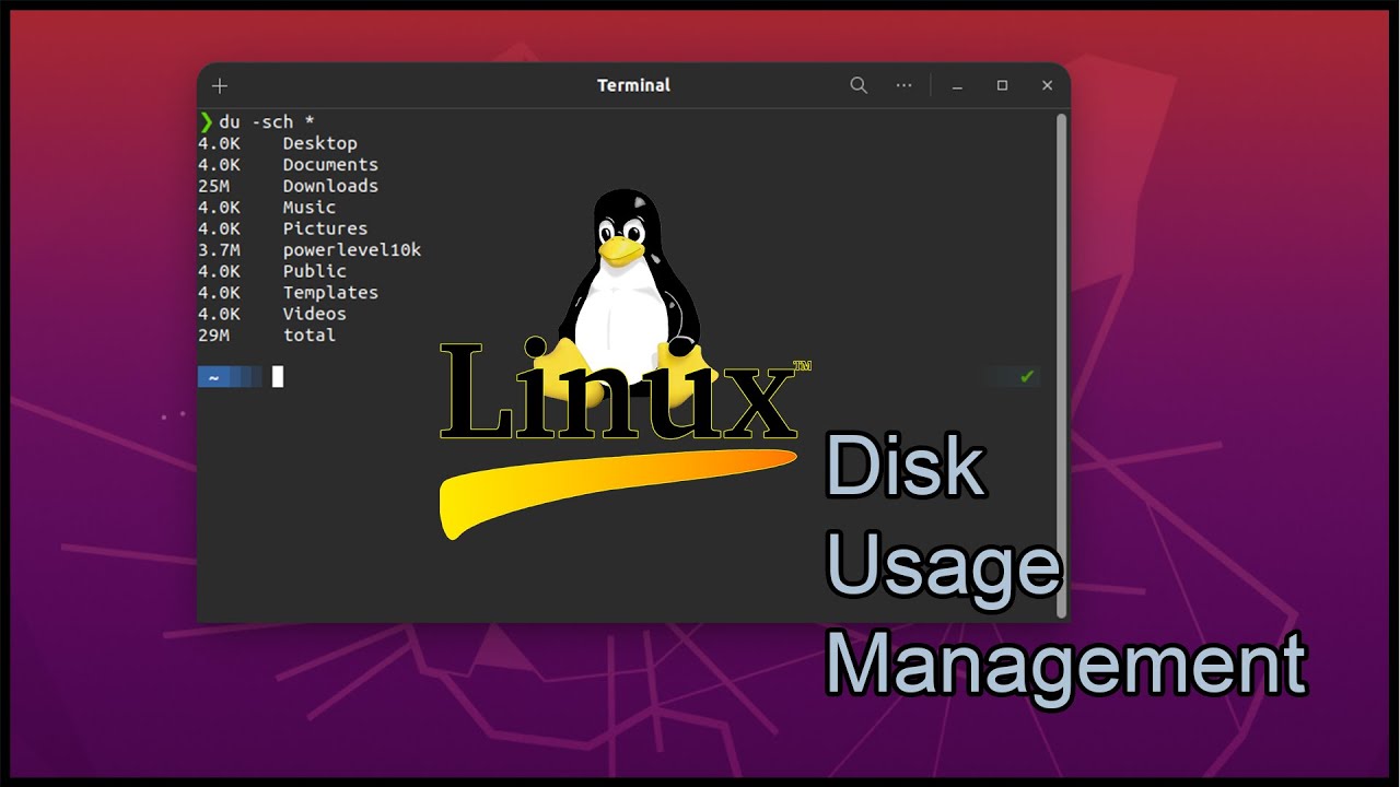 Linux Tutorial: Disk Usage analysis (عربى) - YouTube