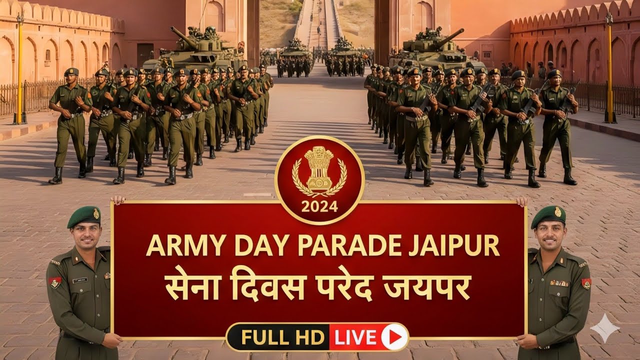 Army Day Parade In Jaipur 2026॥ Army Day Parade॥ Jaipur Army Day Parade 2026