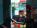 Talking Tom fall in crash of piano