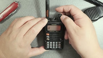 Yaesu VX-6 Add Frequencies to Memory