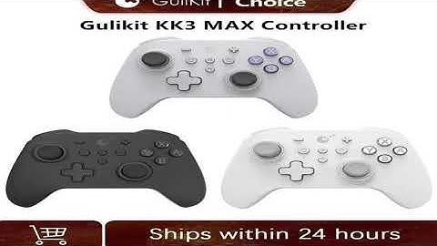 A must-have product! GuliKit KK3 MAX Controller NS39 KingKong 3 Gamepad with Hall Effect Joysticks