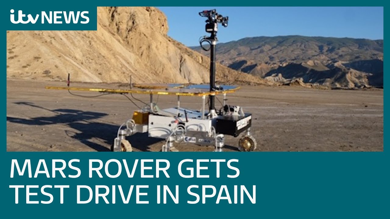 Mars rover gets test drive in Spain - controlled from Oxfordshire | ITV ...