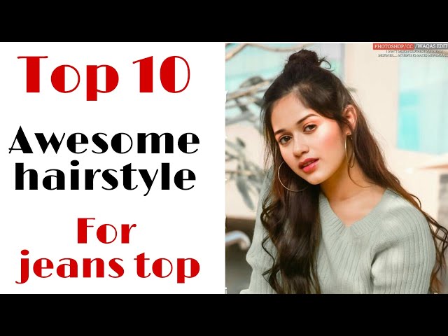 How I Style My Hair | Hairstyle For Jeans, Top, & Shirt | Shivani's Fashion  Flow |#hairstyleforgirls | GuInWatch More Hairstyle Videos : Hye Guys🌼, In  this video I am share with