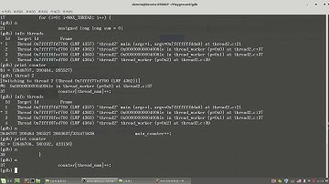 GDB调试多线程和多进程(二)：调试多线程应用