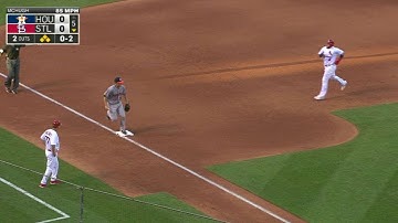 HOU@STL: McHugh induces groundout, gets out of a jam
