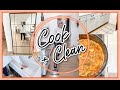 WINTER COOK + CLEAN WITH ME! | CLEANING MOTIVATION FEBRUARY 2024