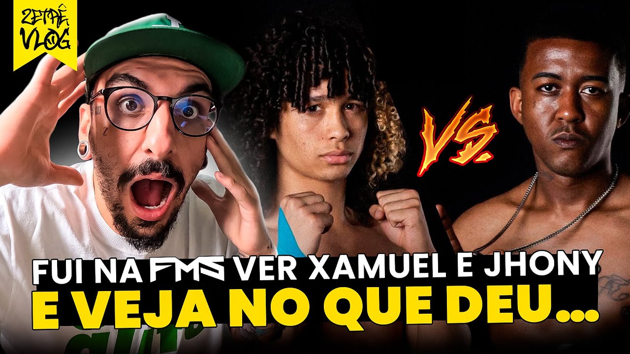 FUI VER JHONY VS XAMUEL NA FMS 7 E VEJA NO QUE DEU...