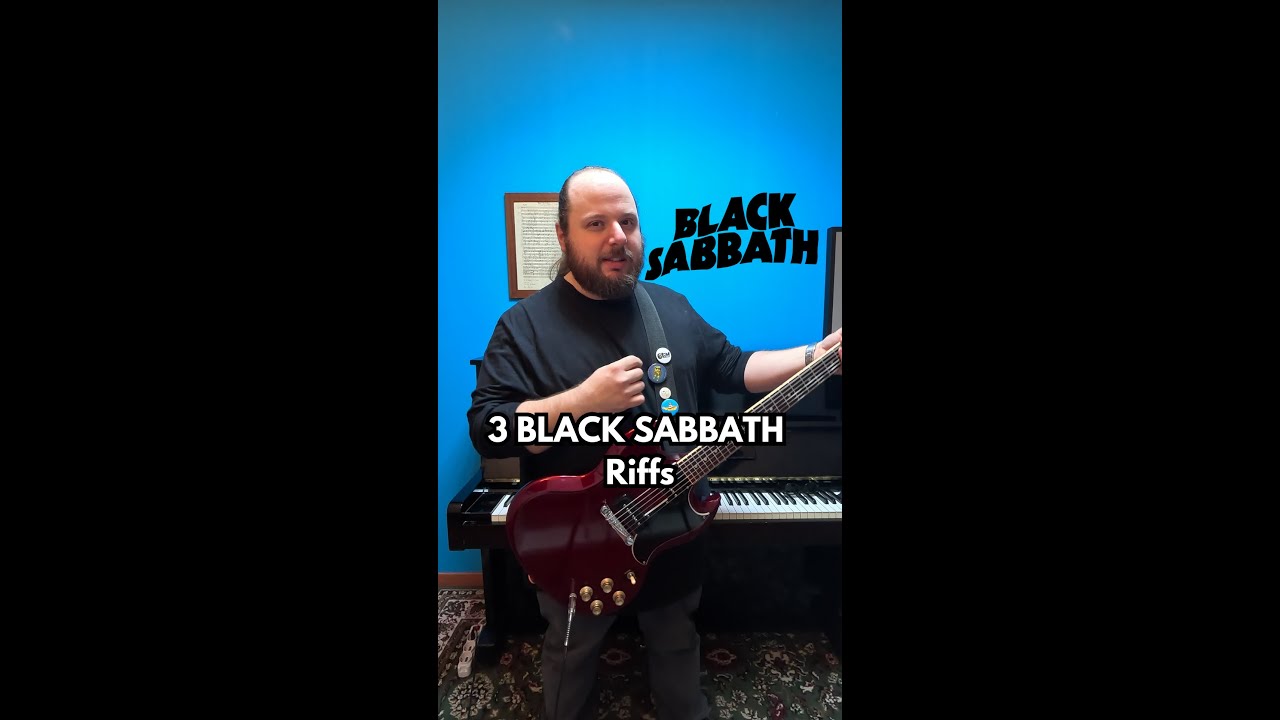 3 Guitar Riffs BLACK SABBATH YouTube
