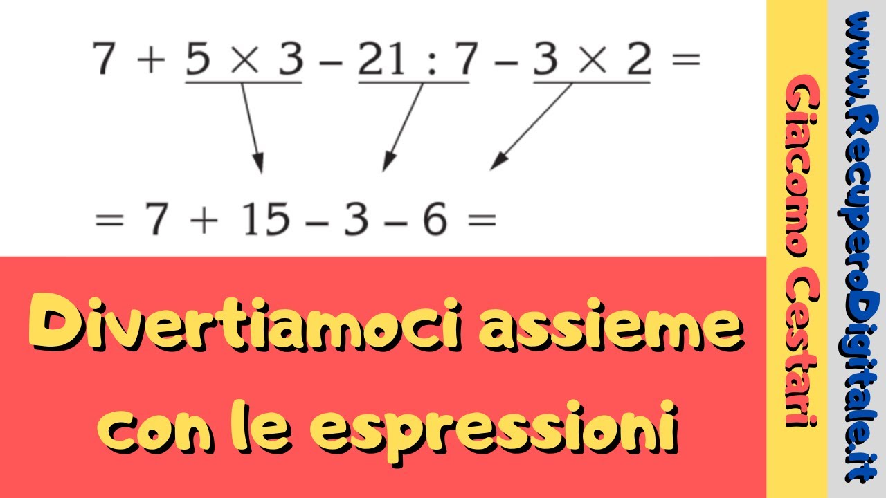 11 espressioni e uso delle parentesi - YouTube