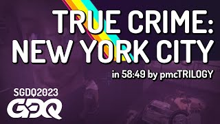 True Crime: New York City by pmcTRILOGY in 58:49 - Summer Games Done Quick 2023 screenshot 4