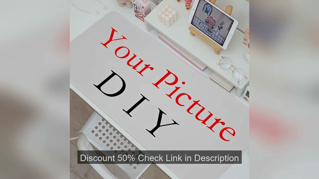 Customize Mouse Pad Gaming XL Large Home DIY Mousepad XXL Desk Mats Soft Office Non-Slip Natural Rub