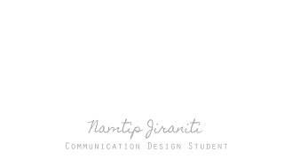 Namtip Showreel 2015