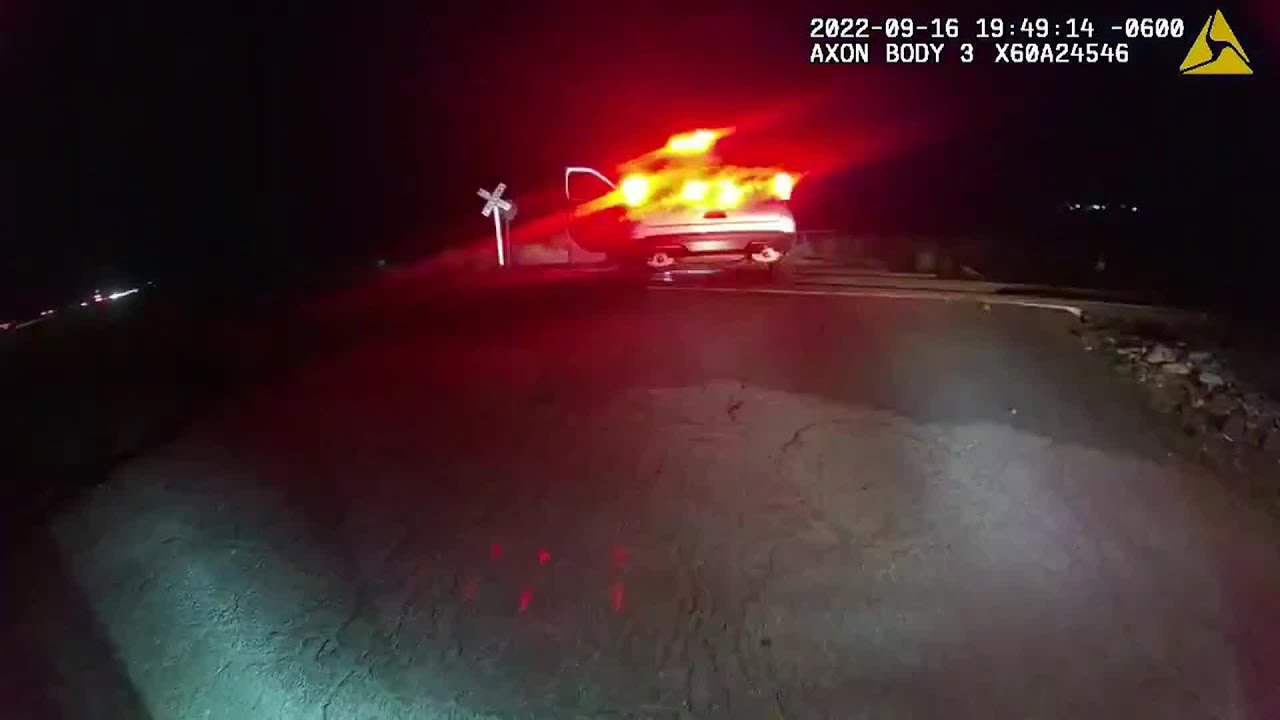 8minute video shows officer response, train hit woman in Platteville police car YouTube