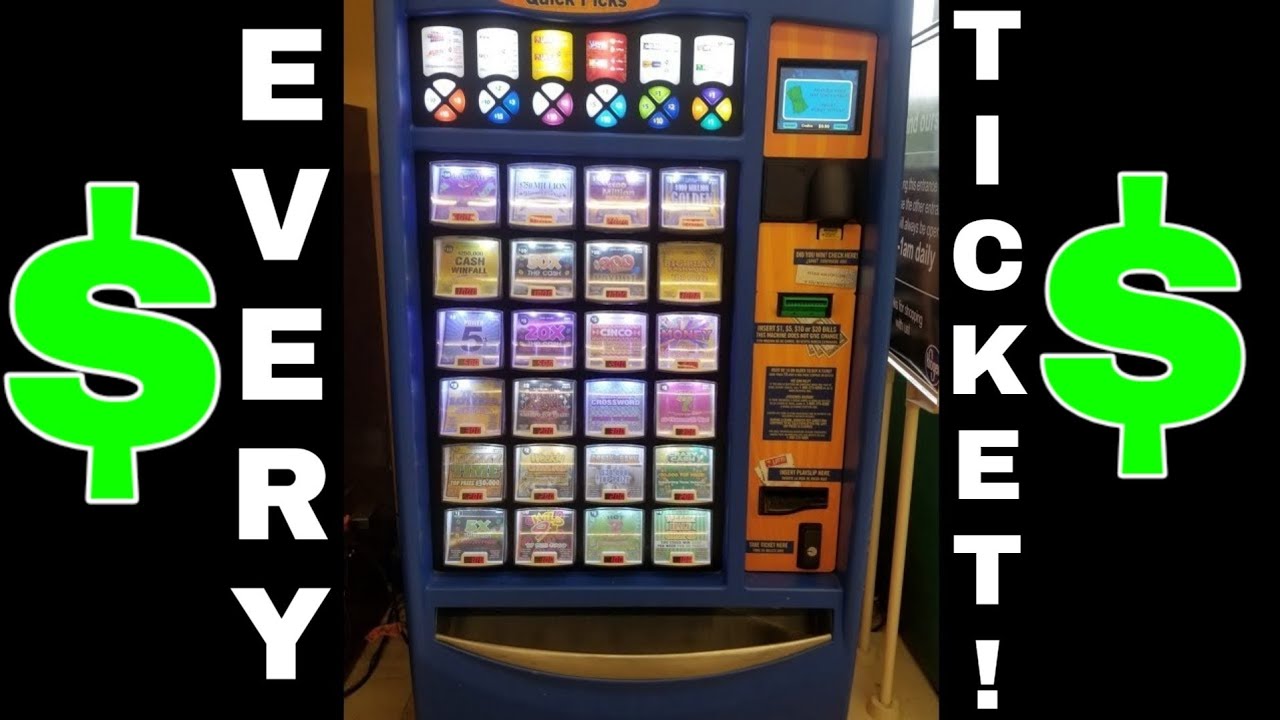 BOUGHT EVERY TICKET IN THE MACHINE AND WE WON TEXAS LOTTERY SCRATCH 