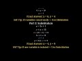 Systems of Linear Equations (Substitution + Elimination + Word Problems)