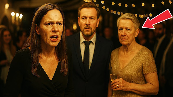 Single mother crashes ex-mother-in-law's party and reveals shocking secret