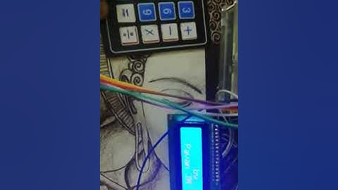 Arduino basic calculator using lcd and keypad