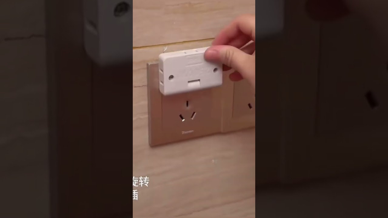 Creative genuine minimalist rotatable socket converter/ 3 in 1 plug 