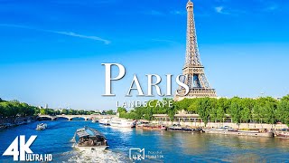 Париж, вид с дрона в 4K • Потрясающие кадры с видом на Париж с воздуха | Релаксационный фильм